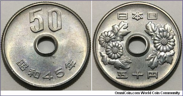 50 Yen (State of Japan / Emperor Showa - Hirohito // Copper-Nickel / Mint Set) 