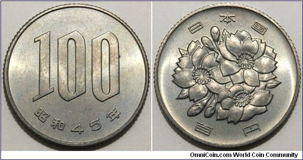 100 Yen (State of Japan / Emperor Showa - Hirohito // Copper-Nickel / Mint Set) 