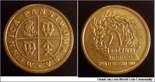 Polish Mint Token - Harvest festival Spała 2004.