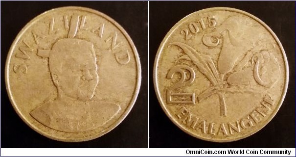 Eswatini (Swaziland) 2 emalangeni. 2015