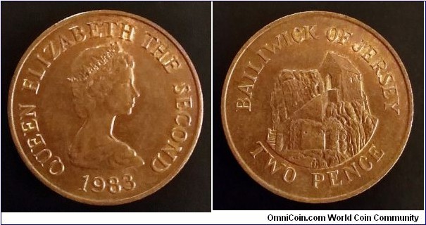 Jersey 2 pence. 1983 (II)