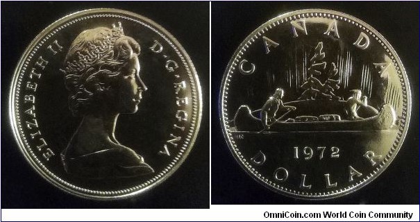 Canada 1 dollar. 1972, Proof-like. 