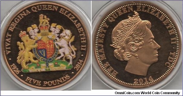 Tristan da Cunha £5 88 Birthday Queen Elizabeth II