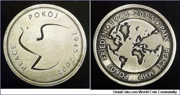 Polish token - Peace 1945-2005.