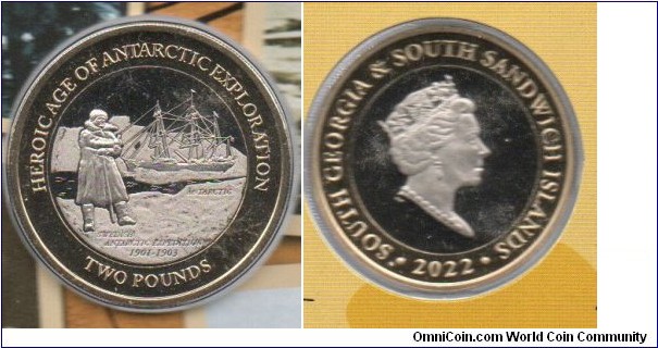 £2 Swedish Antarctic Expedition