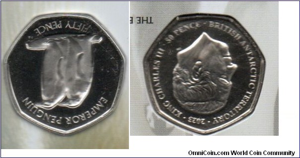 British Antarctic Territory 50p Emperor Penquin