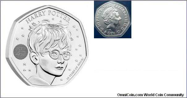 50p Harry potter 