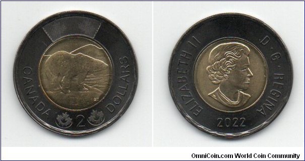 $2 Queen Elizabeth II Memorial Uncirculated Black Toonie