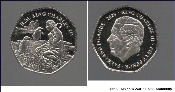 50p HM King Charles 75th Birthday