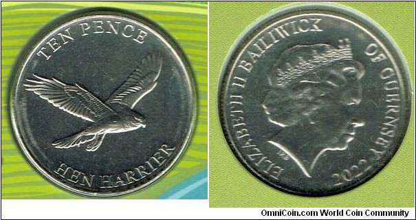 10 Pence 2022 - Hen Harrier