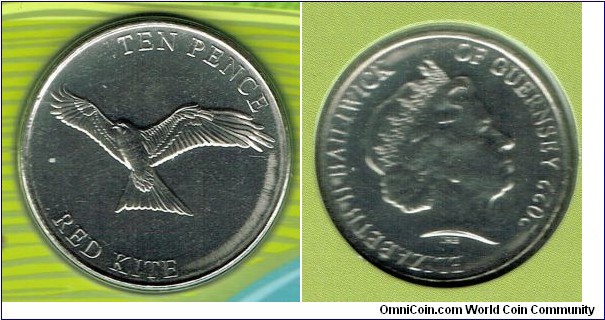 10 Pence 2022 - Red Kite