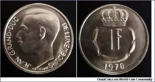 Luxembourg 1 franc. 1970 (II)