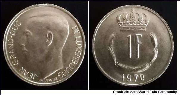 Luxembourg 1 franc. 1970 (III)