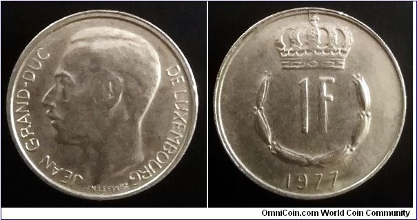 Luxembourg 1 franc. 1977