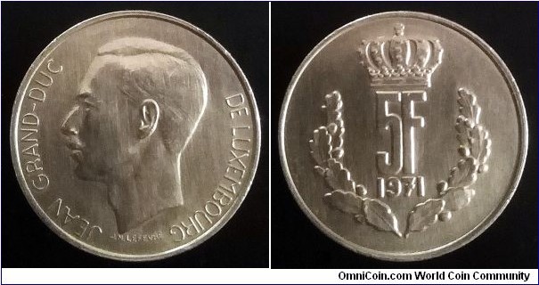 Luxembourg 5 francs. 1971 (II)