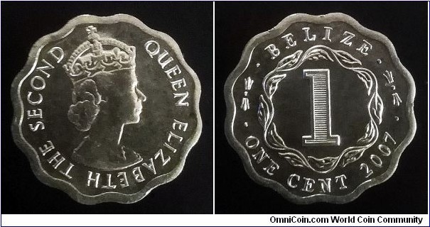Belize 1 cent. 2007