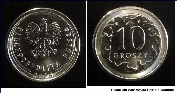 Poland 10 groszy. 2024