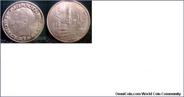 a rim toned silver 50 franc