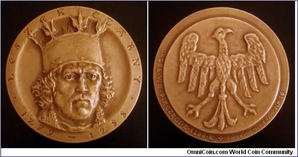 Polish medal - Leszek II the Black.  Image of the Eagle by the seal from the year 1288 on reverse.