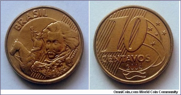 Brazil 10 centavos. 2004