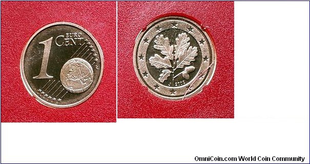 1 Cent 2002 J - Hamburg