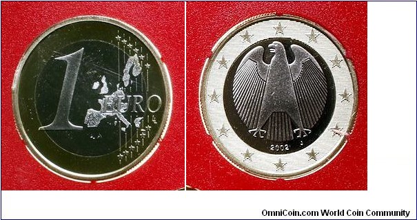 1 Euro 2002 J - Hamburg
