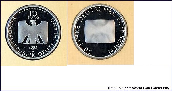 10 Euro 2002 G - 50 Years of German Television.