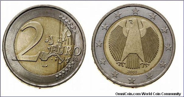 2 Euro 2002 J - Hamburg
