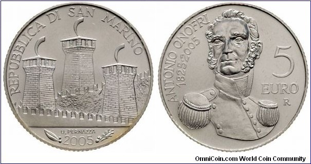 5 Euro 2005 - Antonio Onofri.