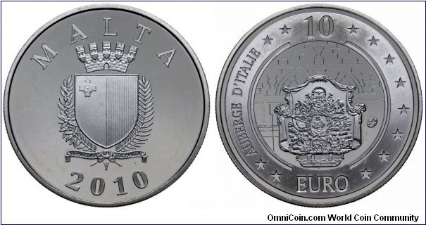 10 Euro 2010 - Auberge D'Italie.