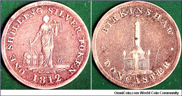 Doncaster 1812 1 Shilling.