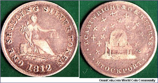 Stockport 1812 1 Shilling.