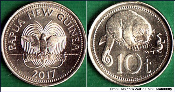 Papua New Guinea 2017 10 Toea.
