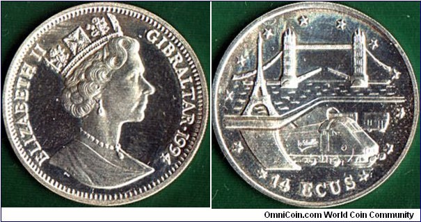 Gibraltar 1994 PM 14 ECUs.