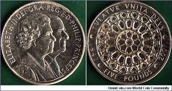 Great Britain 2007 5 Pounds.