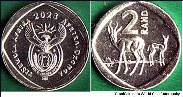 South Africa 2023 2 Rand.