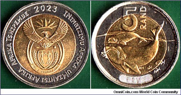 South Africa 2023 5 Rand.