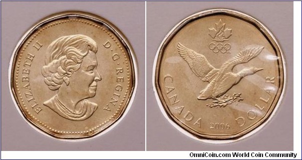 Olympic loonie.