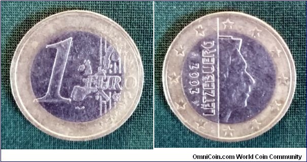 Luxembourg 1 Euro 2002