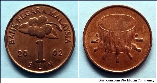Malaysia 1 sen. 2002