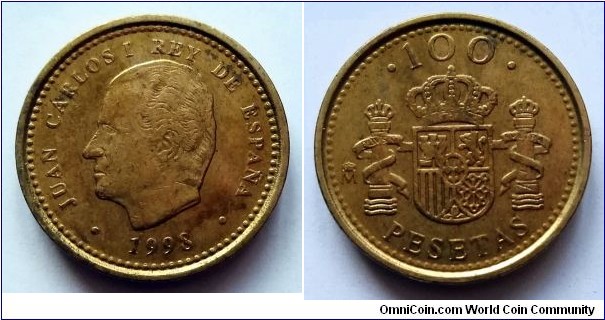 Spain 100 pesetas. 1998