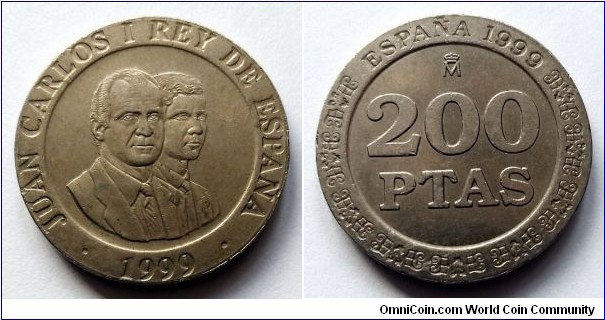 Spain 200 pesetas. 1999