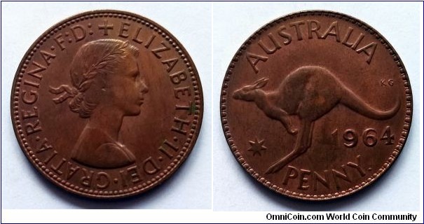 Australia 1 penny. 1964, Perth Mint.