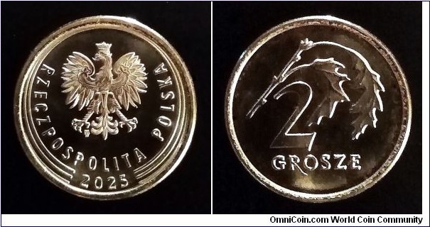 Poland 2 grosze. 2025