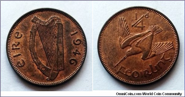 1946 Irish farthing.