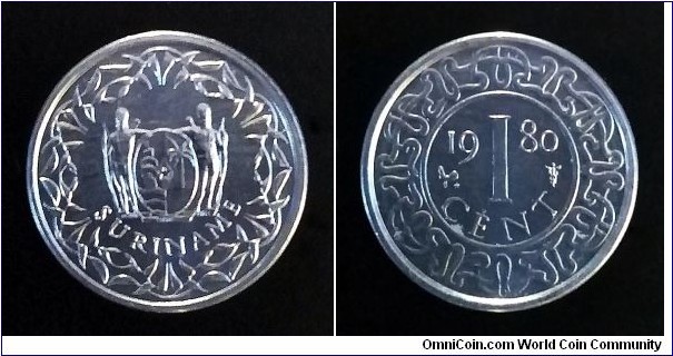 Suriname 1 cent. 1980