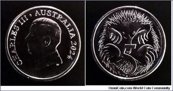 Australia 5 cents. 2024