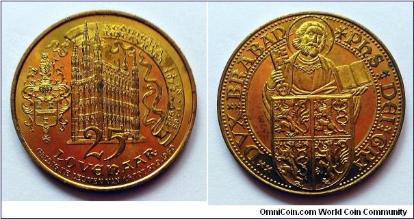 Local coin for the city of Leuven - 25 lovenaar.