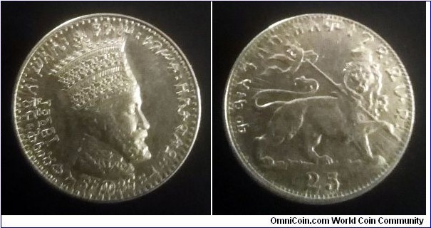 Ethiopia 25 matonas. 1931
