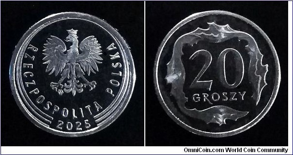 Poland 20 groszy. 2025